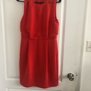 Orange/Red whistles cocktail dress